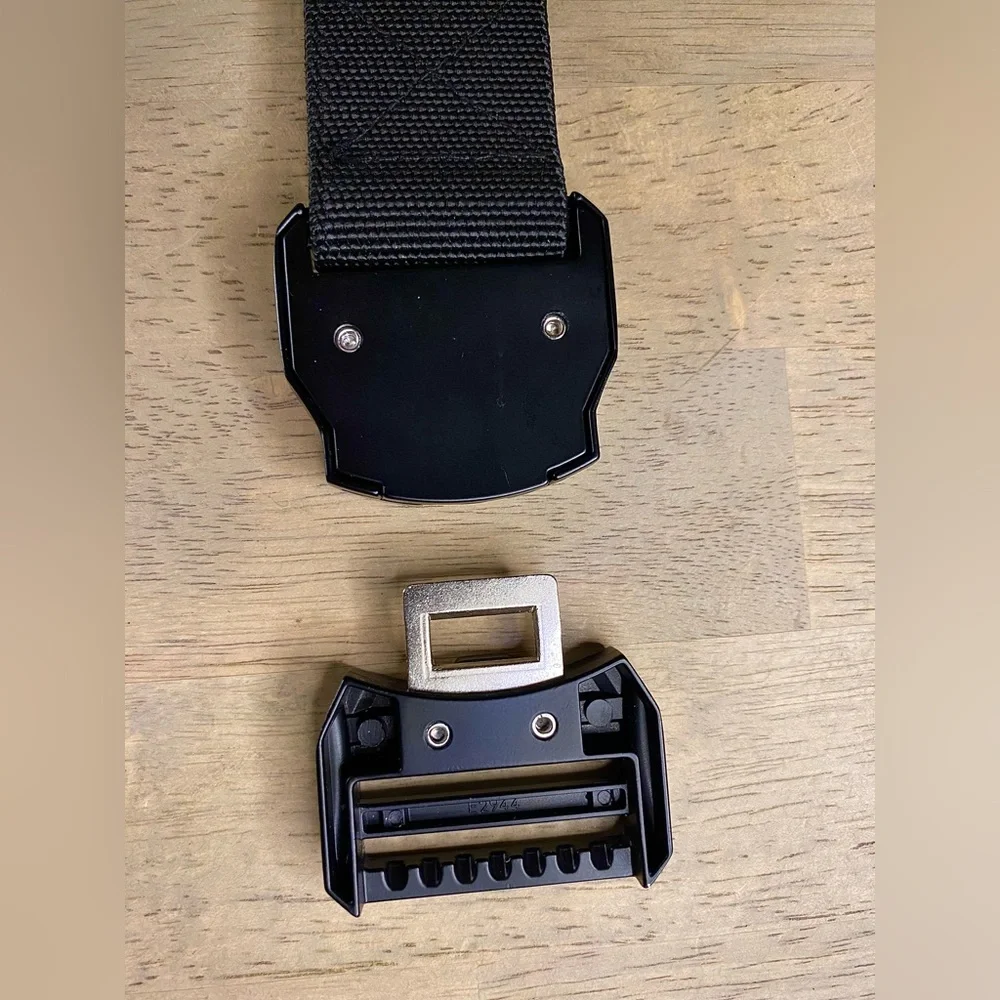 JUKMO Quick‎ Release Belt Tactical Military Work Black XXL Stretch Seat Belt